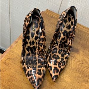 Leopard / animal print stilettos heels